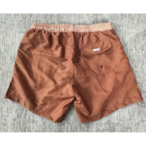 ALLFENIX Men’s Orange bathing suit Swim Trunks shorts size large EUC Australia - Picture 2 of 11